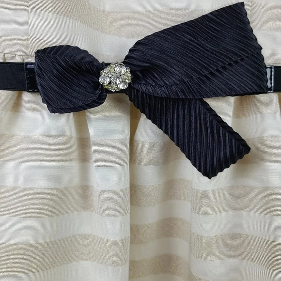 Lilly Pulitzer white and tan Striped Dress - Picture 5 of 11